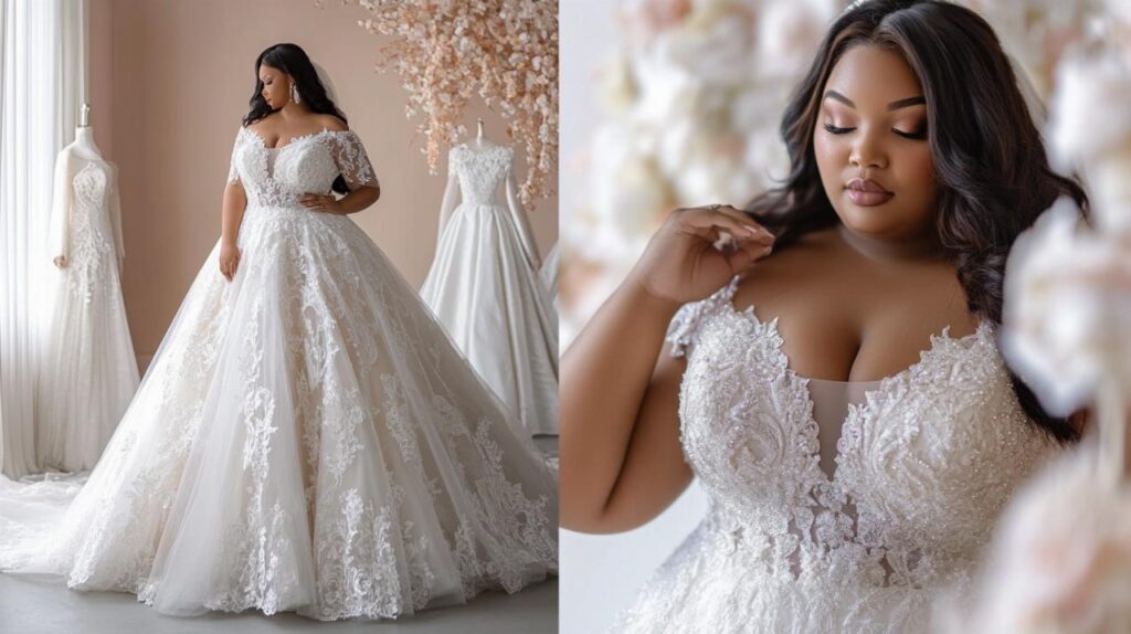 Les plus belles robes de mariée grandes tailles 2022 : notre top 20 des créations sur mesure